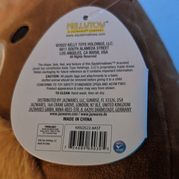 NWT 8" Calton Highland Cow Squishmallows Plush Stuffed Animal Ranch Farm Western - Picture 5 of 6